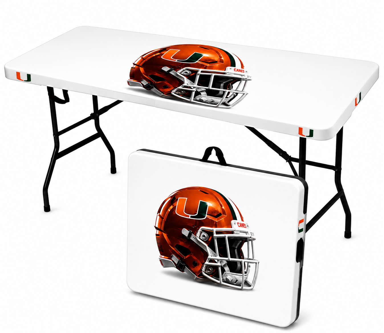 Orange Chrome Helmet